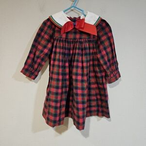 Rare editions vintage plaid dress